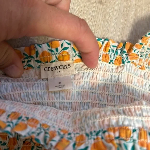 Crewcuts orange grove dress size 8 NWOT - Picture 3 of 3